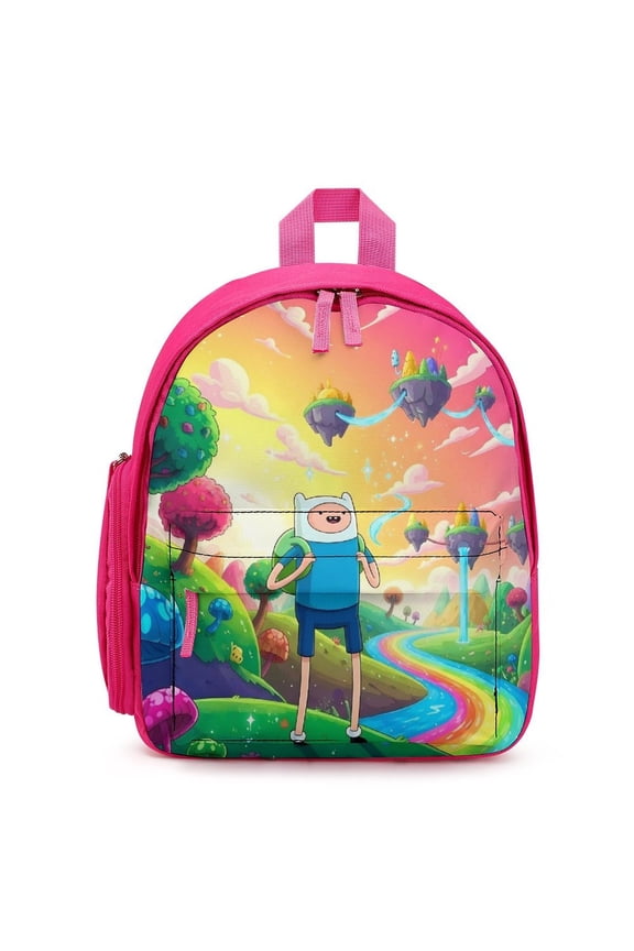 Adventure Time Cute Cartoon backpack travel bag adjustable shoulder straps One size