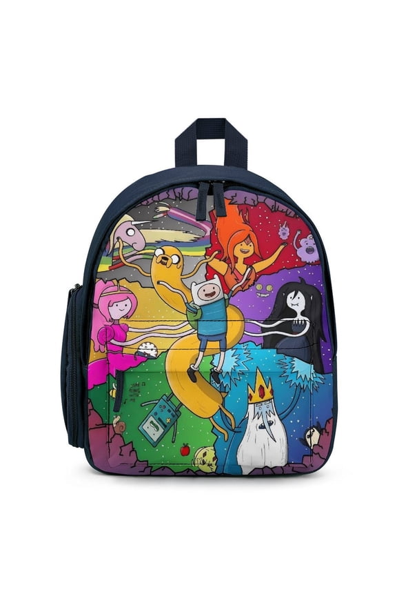 Adventure Time Cute Cartoon backpack travel bag adjustable shoulder straps One size
