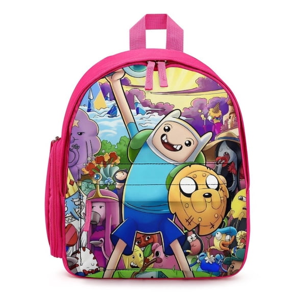 Adventure Time Cute Cartoon backpack travel bag adjustable shoulder straps One size