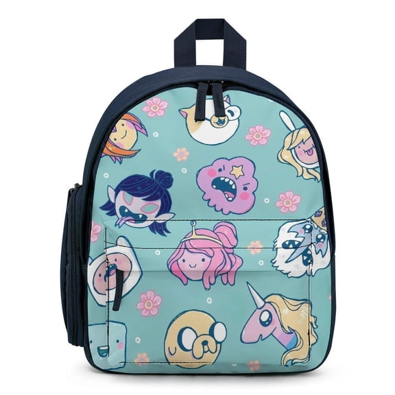 Adventure Time Cute Cartoon backpack travel bag adjustable shoulder straps One size