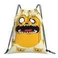 thumbnail image 1 of Adventure Time Drawstring Backpack Simple Sports Gym Bag Draw String Bags Casual Rucksack, 1 of 9