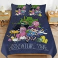 Adventure Time Duvet Cover Set Cartoon Print Bedding Set 3pcs for Kids