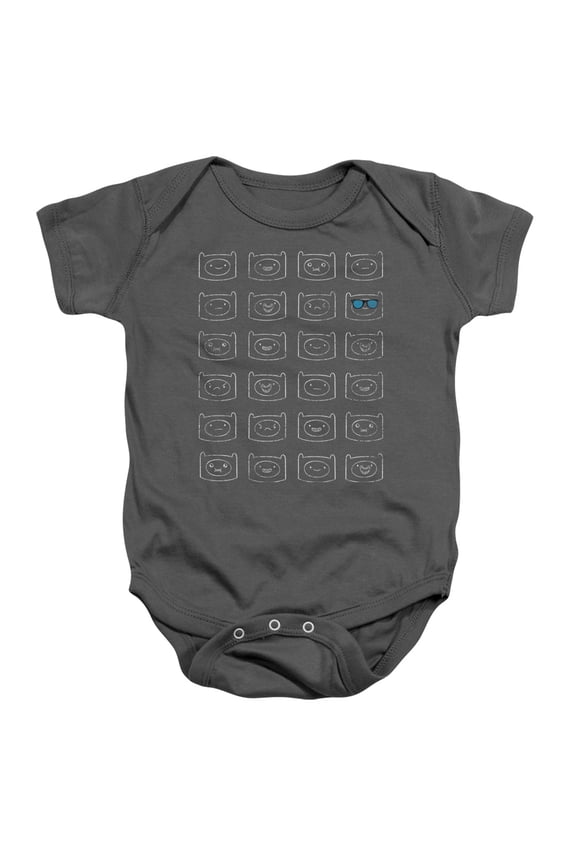 Adventure Time - Finn Faces - Infant Snapsuit - 24 Month