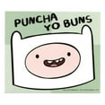 thumbnail image 1 of Adventure Time Finn Head Puncha Yo Buns Sticker by Animewild, 1 of 1