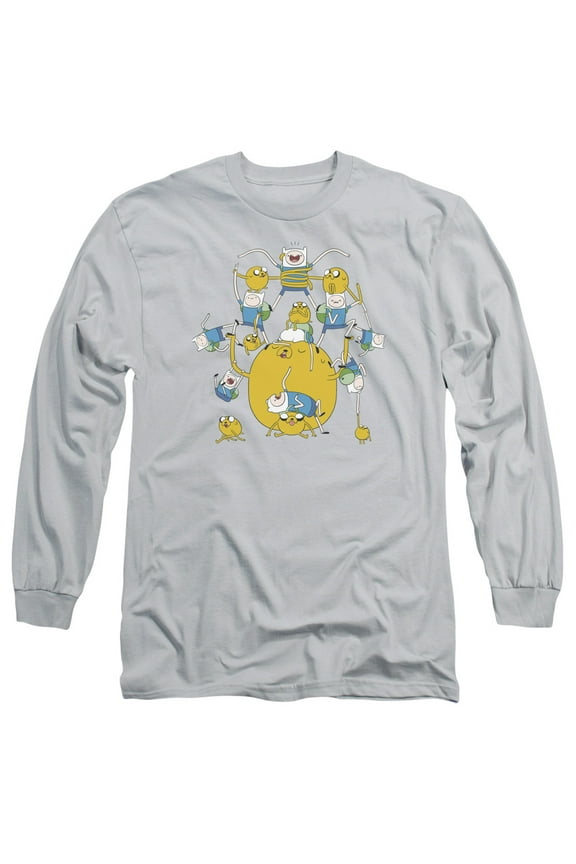 Adventure Time - Finn&Jake Group - Long Sleeve Shirt - XX-Large