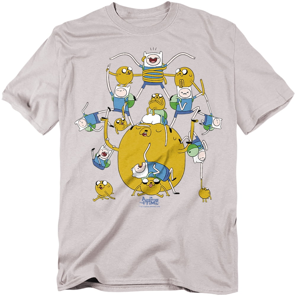 Adventure Time Finn&Jake Group Short Sleeve Shirt Small — free download