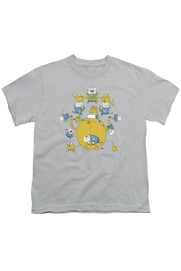 Adventure Time - Finn&Jake Group - Youth Short Sleeve Shirt - Small
