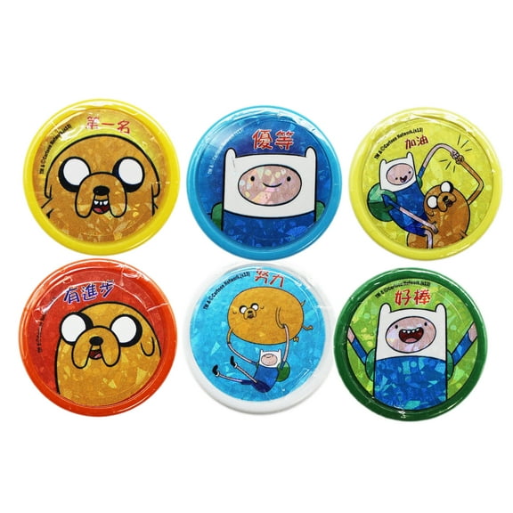 Adventure Time Finn and Jake Show Scene Cover Stamp Set (6 Stamps)