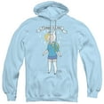 thumbnail image 1 of Adventure Time Fionna & Cake Adult Pullover Hoodie Sweatshirt Light Blue, 1 of 1