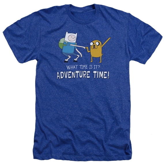 Adventure Time - Fist Bump - Heather Short Sleeve Shirt - X-Large