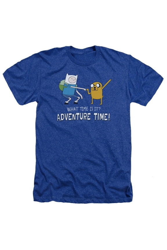 Adventure Time - Fist Bump - Heather Short Sleeve Shirt - X-Large