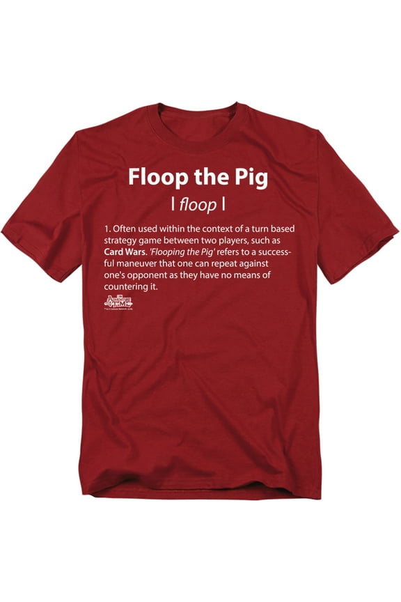 Adventure Time - Floop The Pig - Short Sleeve Shirt - Small