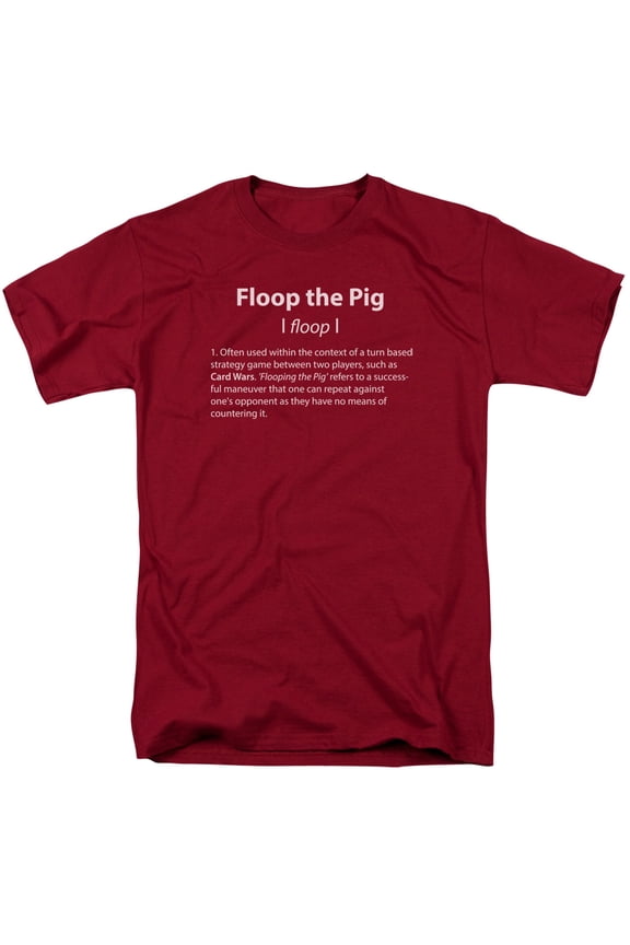 Adventure Time - Floop The Pig - Short Sleeve Shirt - XX-Large