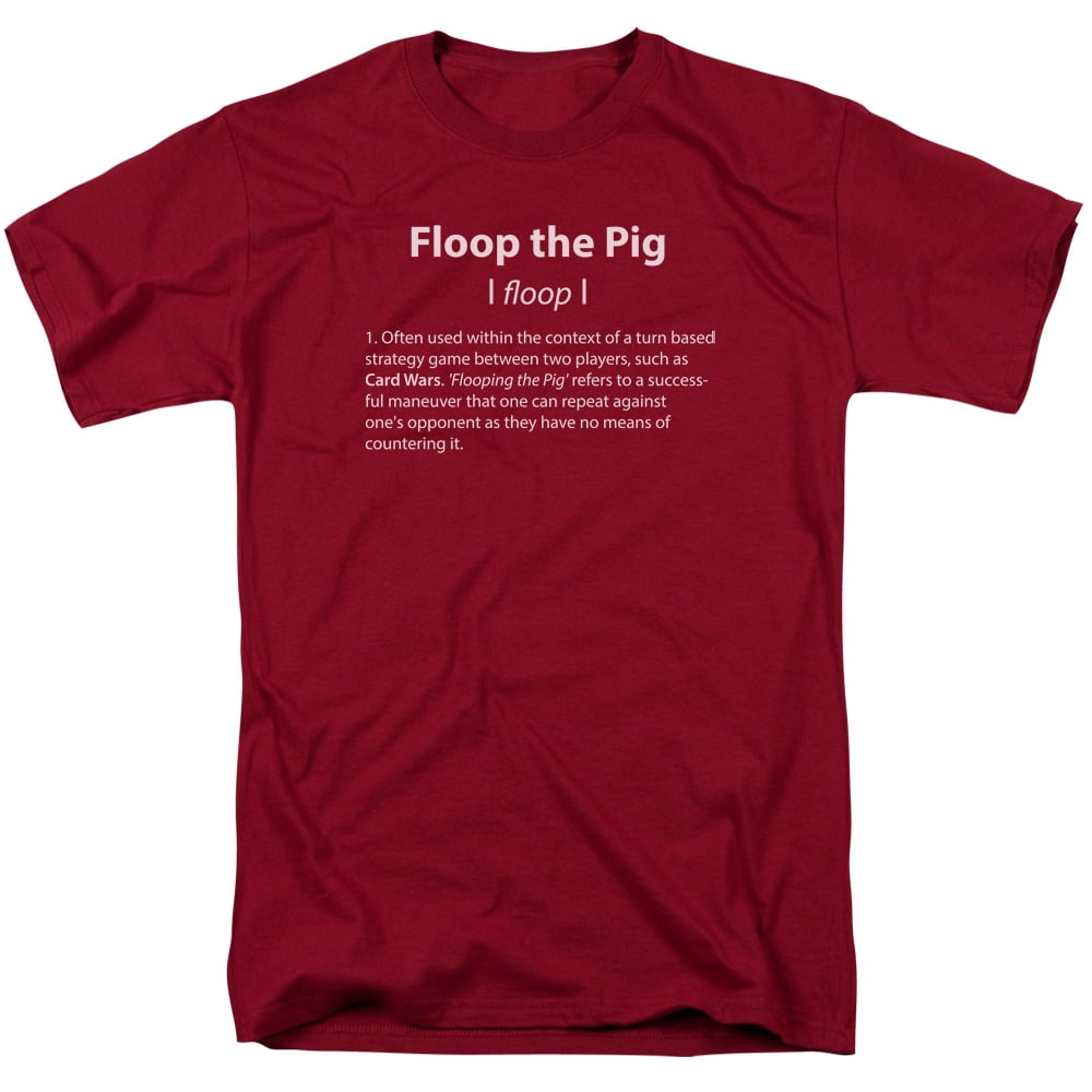 Adventure Time - Floop The Pig - Short Sleeve Shirt - XXX-Large ...