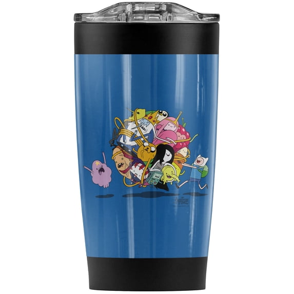 Adventure Time/Glob Ball Stainless Steel Tumbler 20 oz Coffee Travel Mug/Cup, Vacuum Insulated & Double Wall with Leakproof Sliding Lid | Great for Hot Drinks and Cold Beverages
