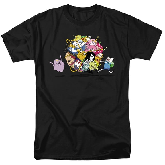 Adventure Time Glob Ball Unisex Adult T Shirt, Black, X-Large