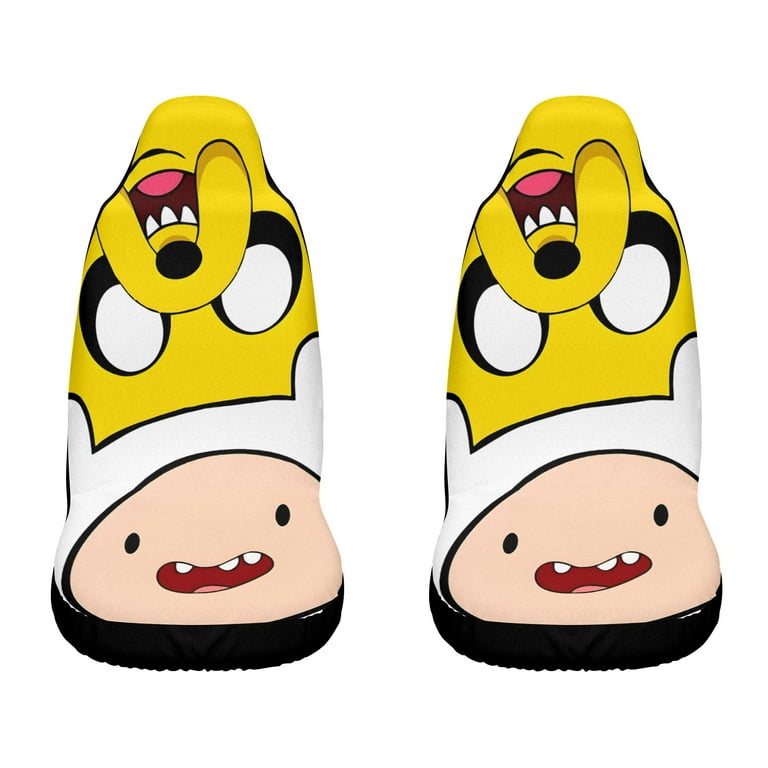 Adventure Time Graphic Themed Car Seat Covers Set of 2, Front Seat  Accessories Protector Cover Cushion Auto Car Decor Stretch Elastic  Universal Fit for Most Vehicle Car SUV Truck - Walmart.com