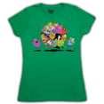 thumbnail image 1 of Adventure Time Group Roll Ball Juniors Green T-shirt, 1 of 1