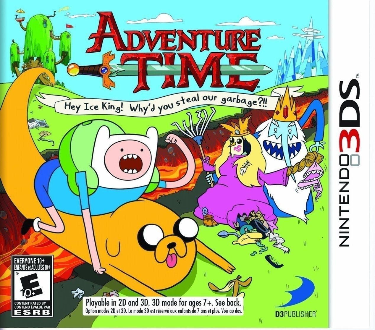 Adventure Time: Hey Ice King! Why'd you steal our garbage