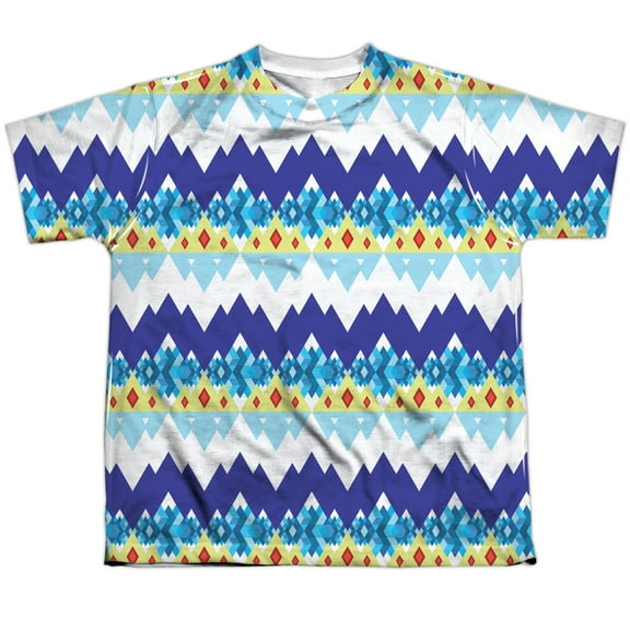 Adventure Time - Ice King Geometric - Youth Short Sleeve Shirt - X-Large