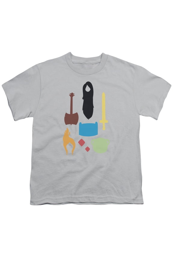 Adventure Time - Icons - Youth Short Sleeve Shirt - Large
