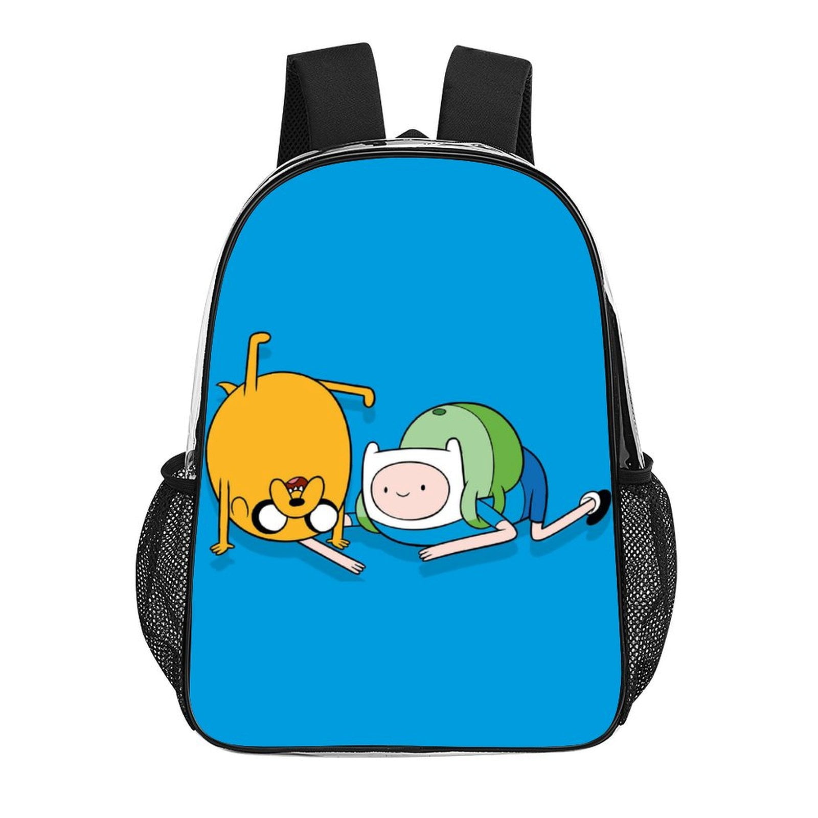 Adventure Time Jake Dog Finn Clear Backpack 17 Inch  display picture 2