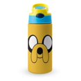 thumbnail image 1 of Adventure Time Jake The Dog Kids Water Bottle with Silicone Straw And Spill-Proof Lid, Stainless Steel Double-Wall Vacuum Insulated Water Bottles for Boys Girls, 1 of 8