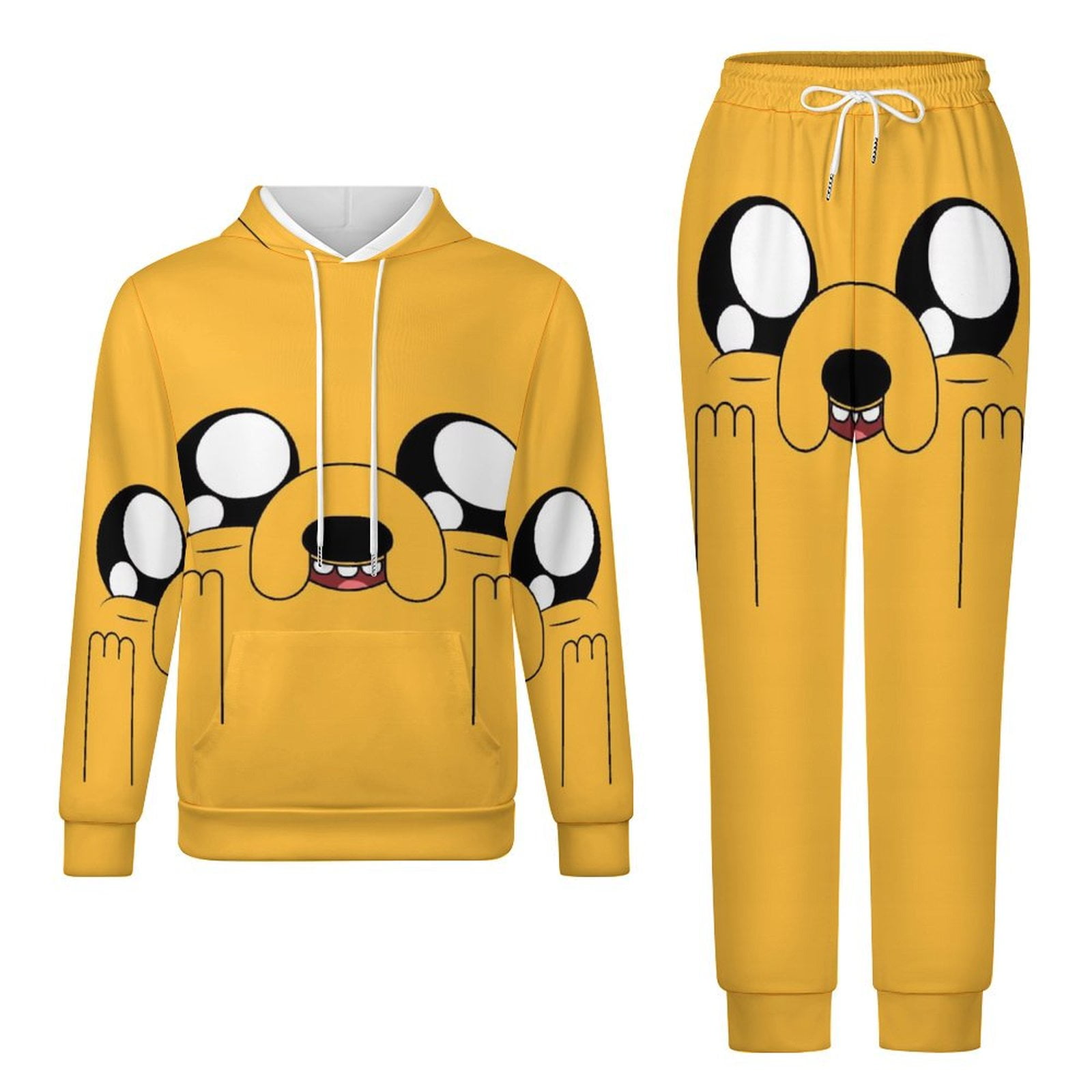 MITCH & SON - Jude A Time To Fly  Hooded Sweat Short Set - Lemon