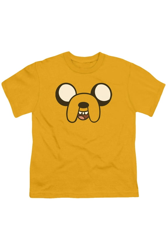 Adventure Time - Jake Head - Youth Short Sleeve Shirt - Small