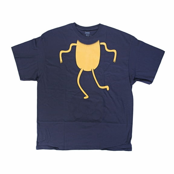 Adventure Time Jake Reversible Mask Costume Navy Blue T-Shirt | 2XL