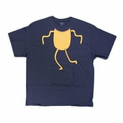 Adventure Time Jake Reversible Mask Costume Navy Blue T-Shirt | 2XL