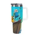 thumbnail image 1 of Adventure Time Jake The Dog 40 Oz Tumbler With Handle And Straw Lid, Stainless Steel Vacuum Insulated Tumbler, Travel Mug Straw Covers Cup, Gifts for Women Men, 1 of 8