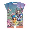 thumbnail image 1 of Adventure Time Jake The Dog Baby Bodysuit Boy Girl Clothes Soft Newborn Infant Outfit Short Sleeve Romper, 1 of 8