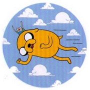 Adventure Time Jake The Dog Button AB4521