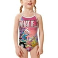 thumbnail image 1 of Adventure Time Jake The Dog Girls Swimsuits One Piece Bathing Suit Cute Toddler Kids Pool Beach Swimwear Quick Dry 3-8 Years, 1 of 6