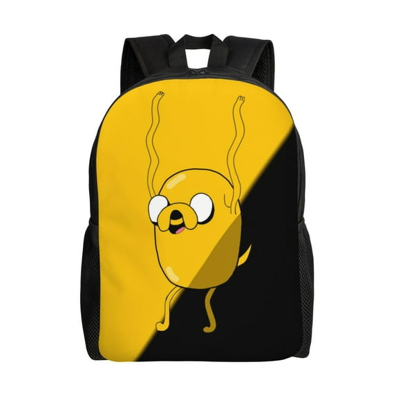 Adventure Time Jake The Dog Backpacks Lightweight Casual Bookbags Travel Daypack Bookbags
