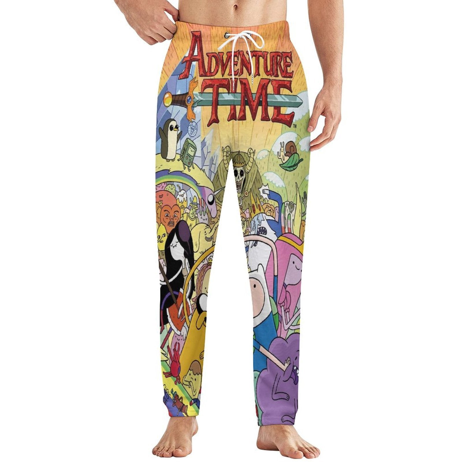 Adventure Time Jake The Dog Mens Pajama Pants Microfleece Pajama ...