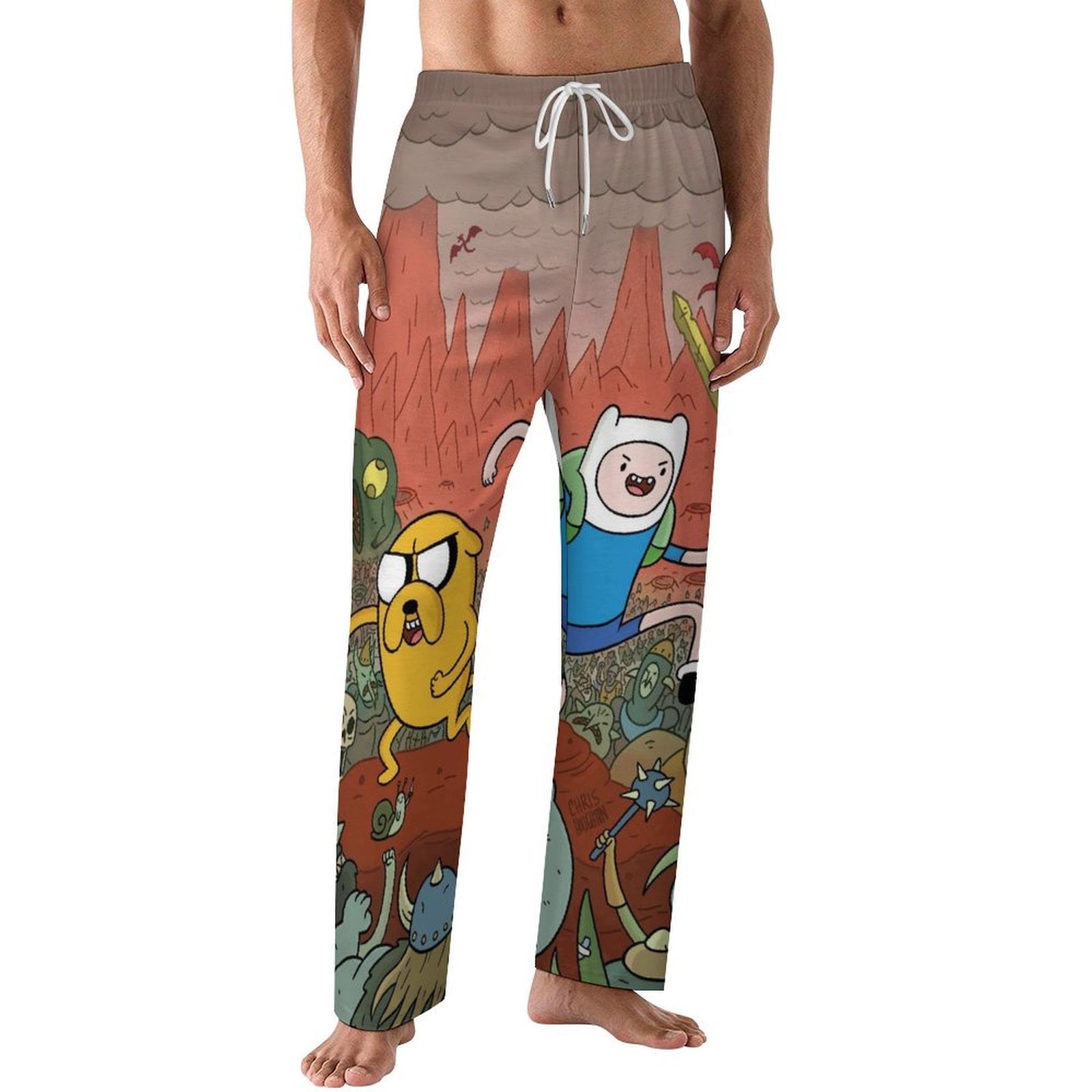 Adventure Time Jake The Dog Mens Pajama Pants PJs Bottoms Sleepwear ...