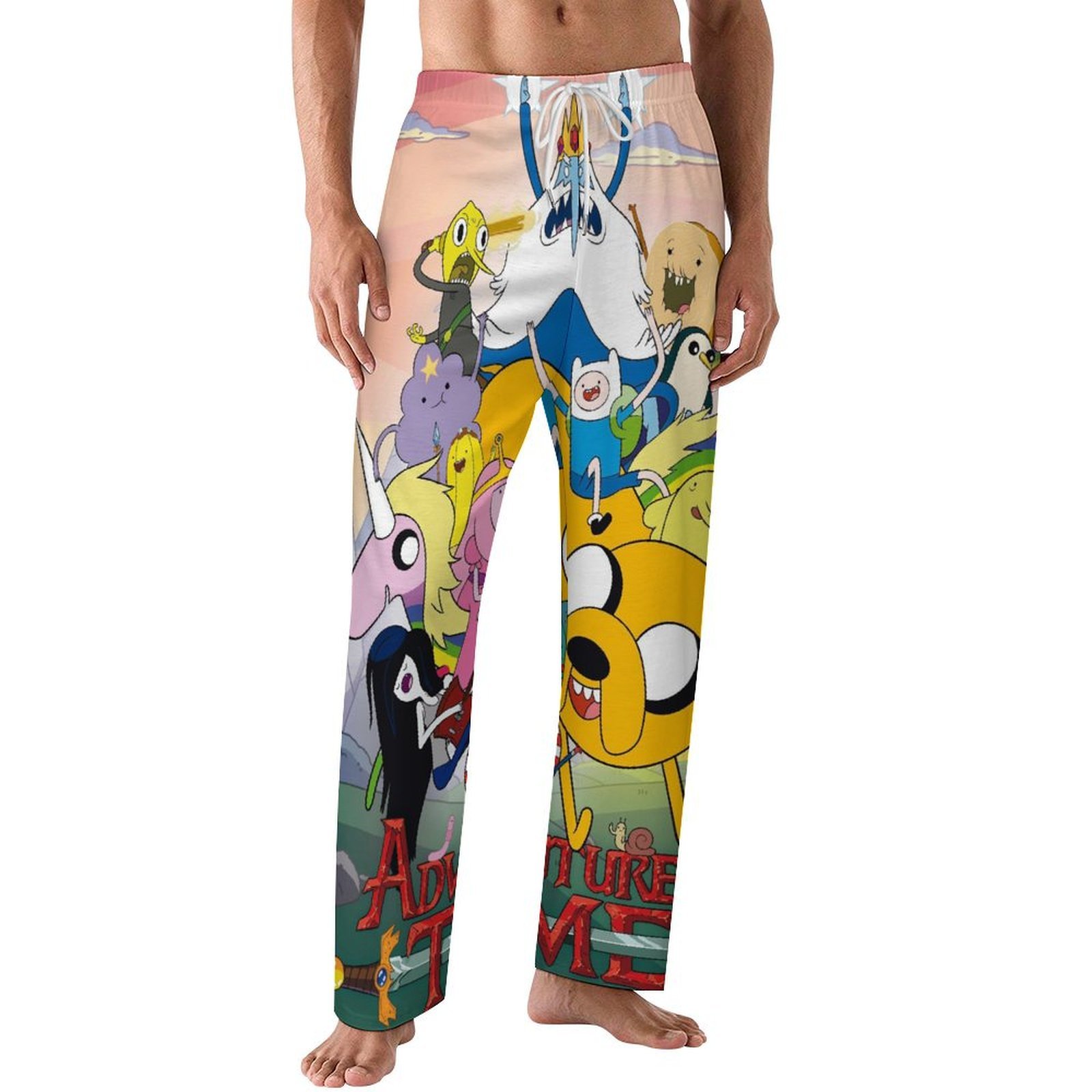 Adventure Time Jake The Dog Mens Pajama Pants PJs Bottoms Sleepwear ...