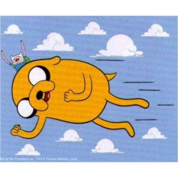 Adventure Time Jake and Finn Sky Sticker