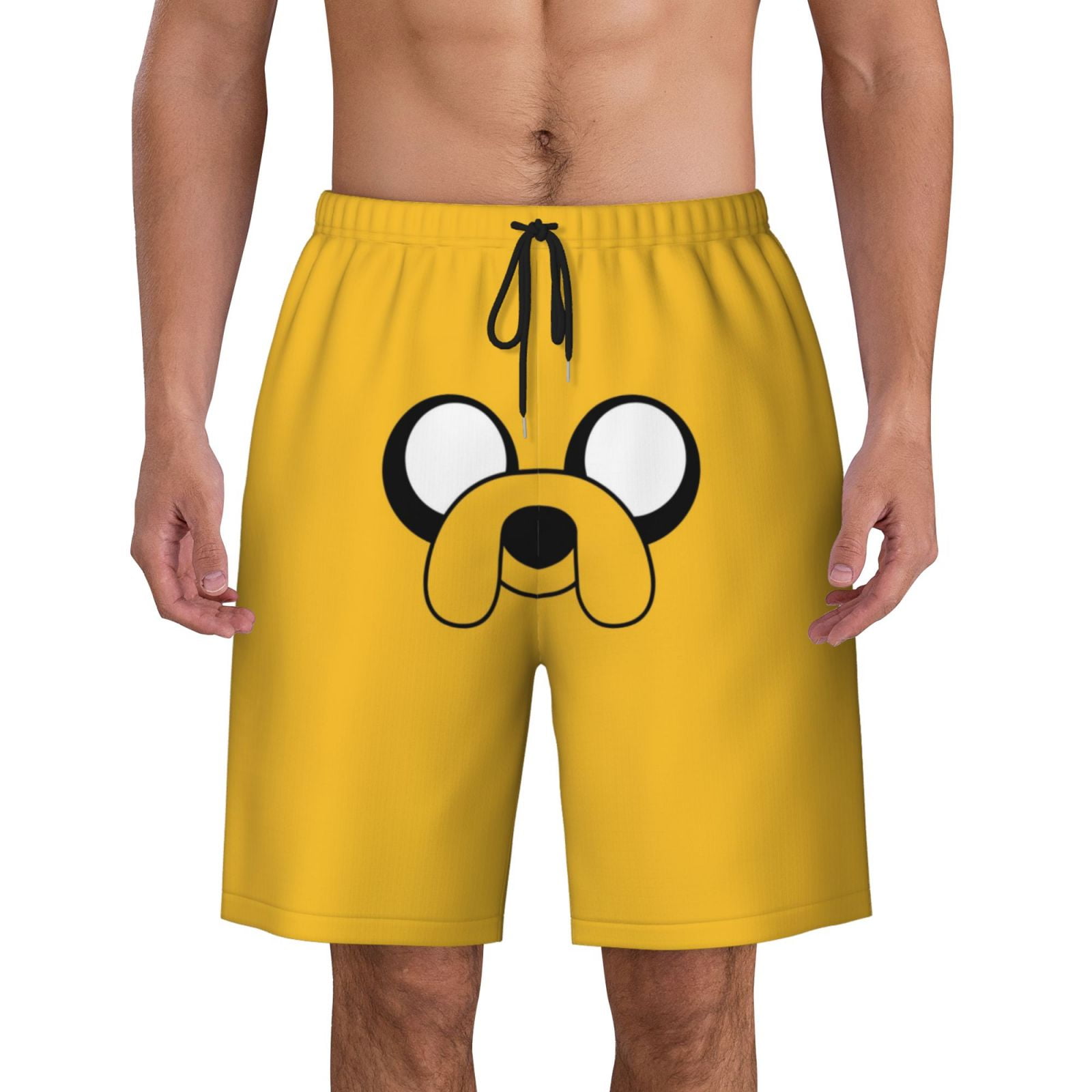 Adventure Time Jake the Dog Men's Swim Trunks Quick Dry Board Shorts ...