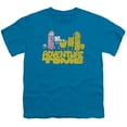 thumbnail image 1 of Adventure Time Jakes Friends S/S Youth 18/1 T-Shirt Turquoise, 1 of 2