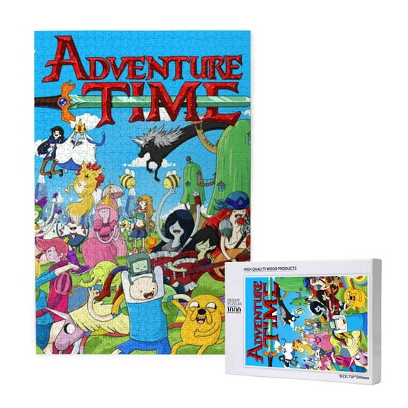 Adventure Time Jigsaw Puzzle 1000 Pieces Wooden Puzzle Home Decor Birthday Party Gift