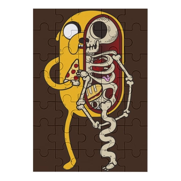 Adventure Time Jigsaw Puzzle, Wood Puzzles Adult, 35 PCS Jigsaw Puzzle for Adults Challenging Puzzle Perfect for Game Nights