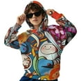 thumbnail image 1 of Adventure Time Kids Hoodie Cozy Hooded Sweatshirt Long Sleeve Sweater Tops Pullover Hoodies Boys Girls 12-14Y, 1 of 8
