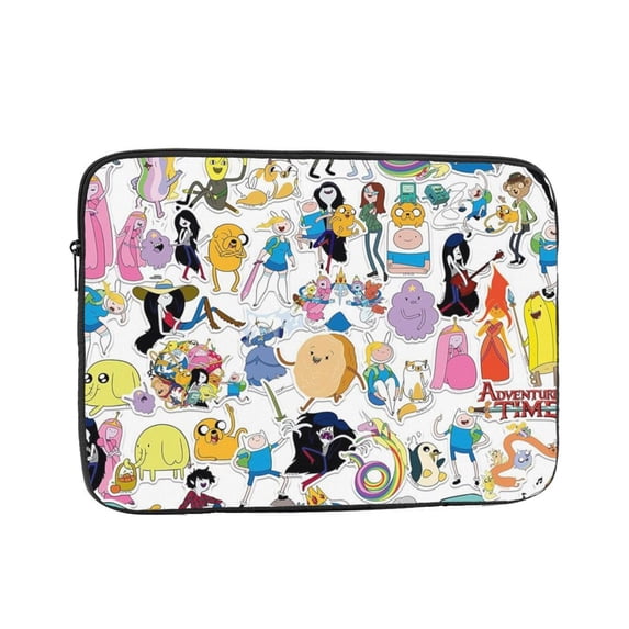 Adventure Time Laptop Sleeve Case Shockproof Portable Laptop Inner Bag Protective Notebook Case 15 Inch