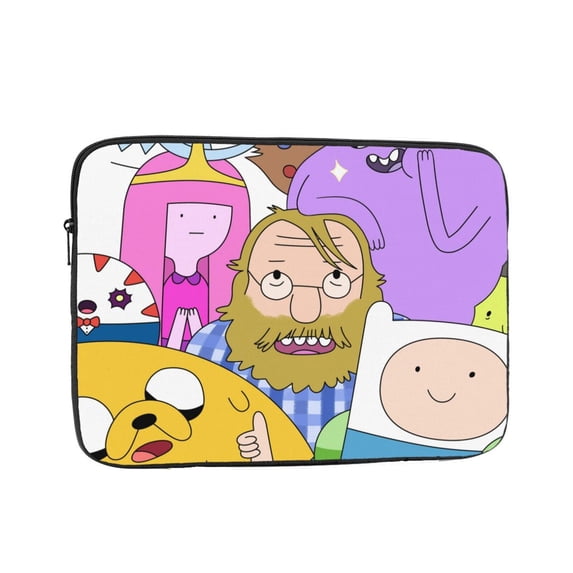 Adventure Time Laptop Sleeve Case Shockproof Portable Laptop Inner Bag Protective Notebook Case 15 Inch