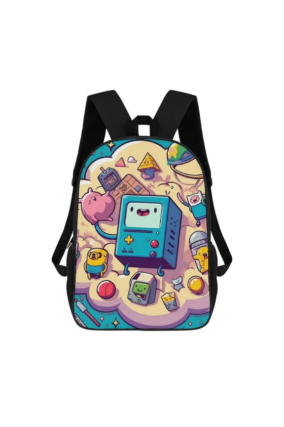 Adventure Time Large capacity travel backpack/laptop backpack 17inch