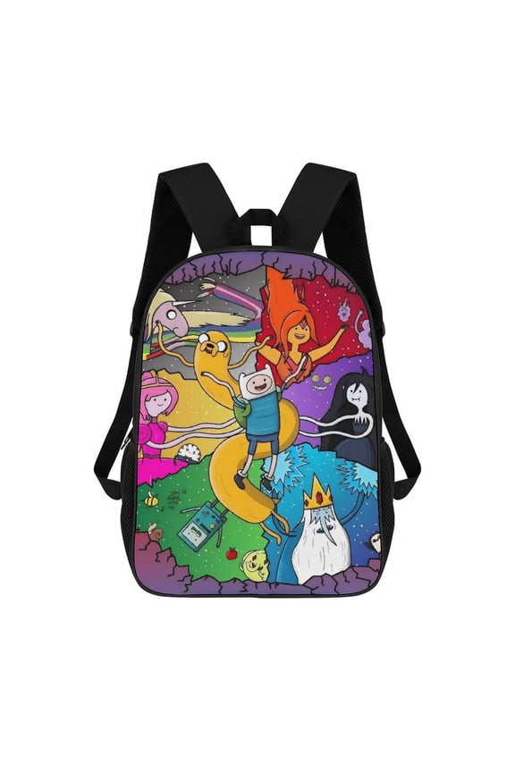 Adventure Time Large capacity travel backpack/laptop backpack 17inch
