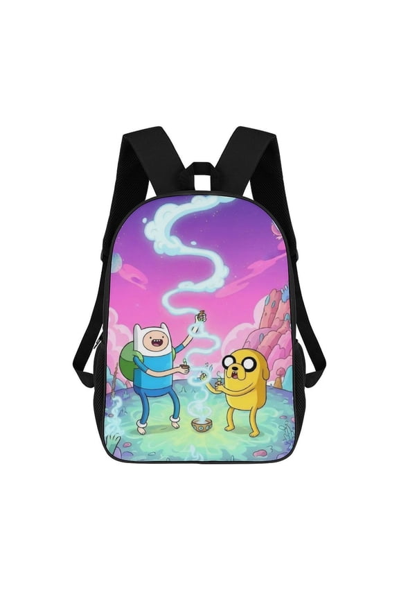 Adventure Time Large capacity travel backpack/laptop backpack 17inch